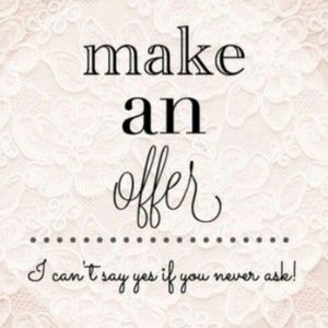 💕 MAKE AN OFFER 💕